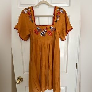 Madewell Embroidered Dress